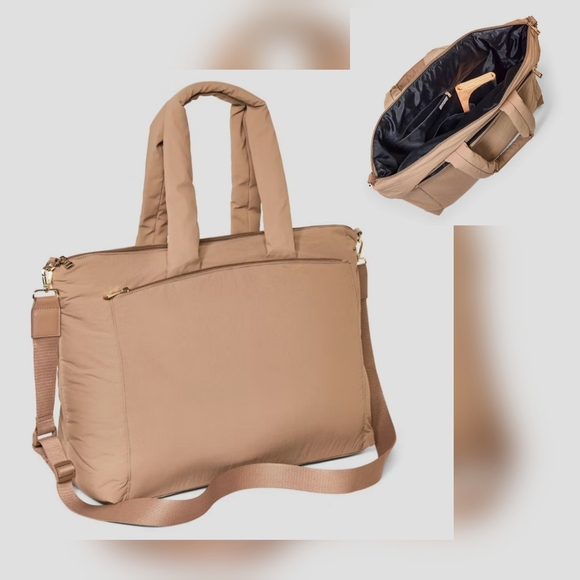 a new day Handbags - NEW! A.New.Day Light Brown Soft Weekender Bag